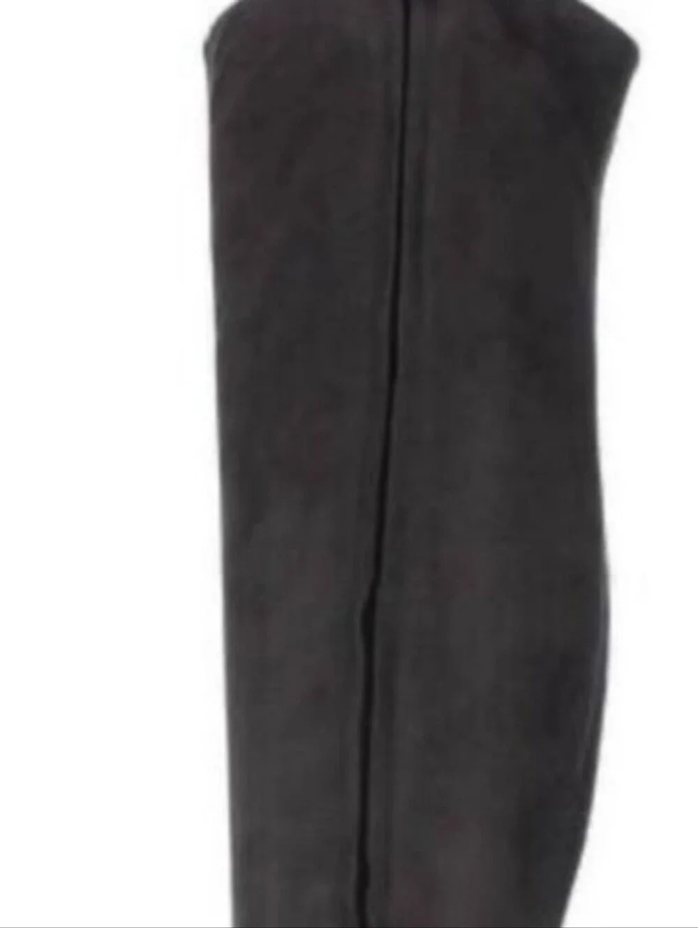 MICHAEL Michael Kors Black Over-the-Knee Suede Buckle Heel Boots Brody OTK